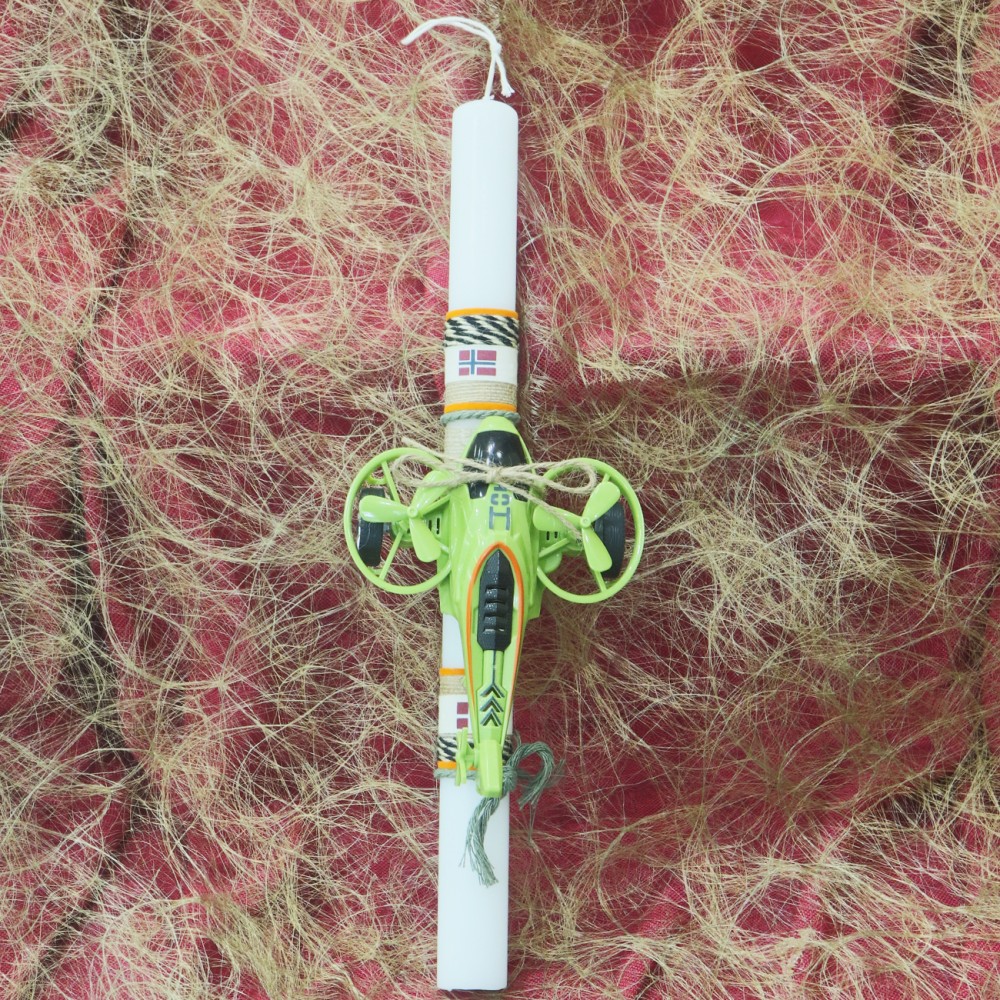 Λαμπάδα για Αγόρι με Ελικόπτερο 