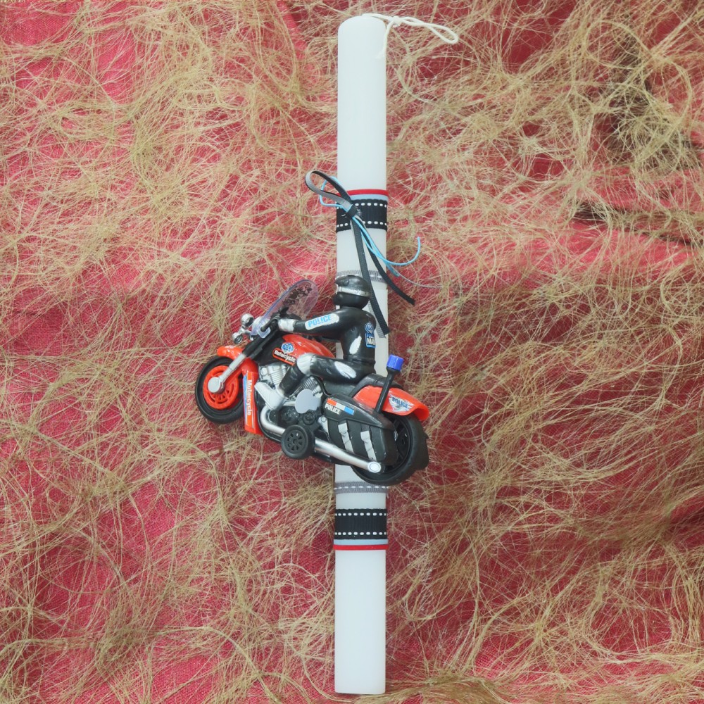 Λαμπάδα για Αγόρι με Μηχανή  