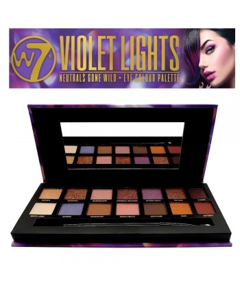 W7 Eye Colour Palette Violet Lights - W7 Cosmetics (14gr)