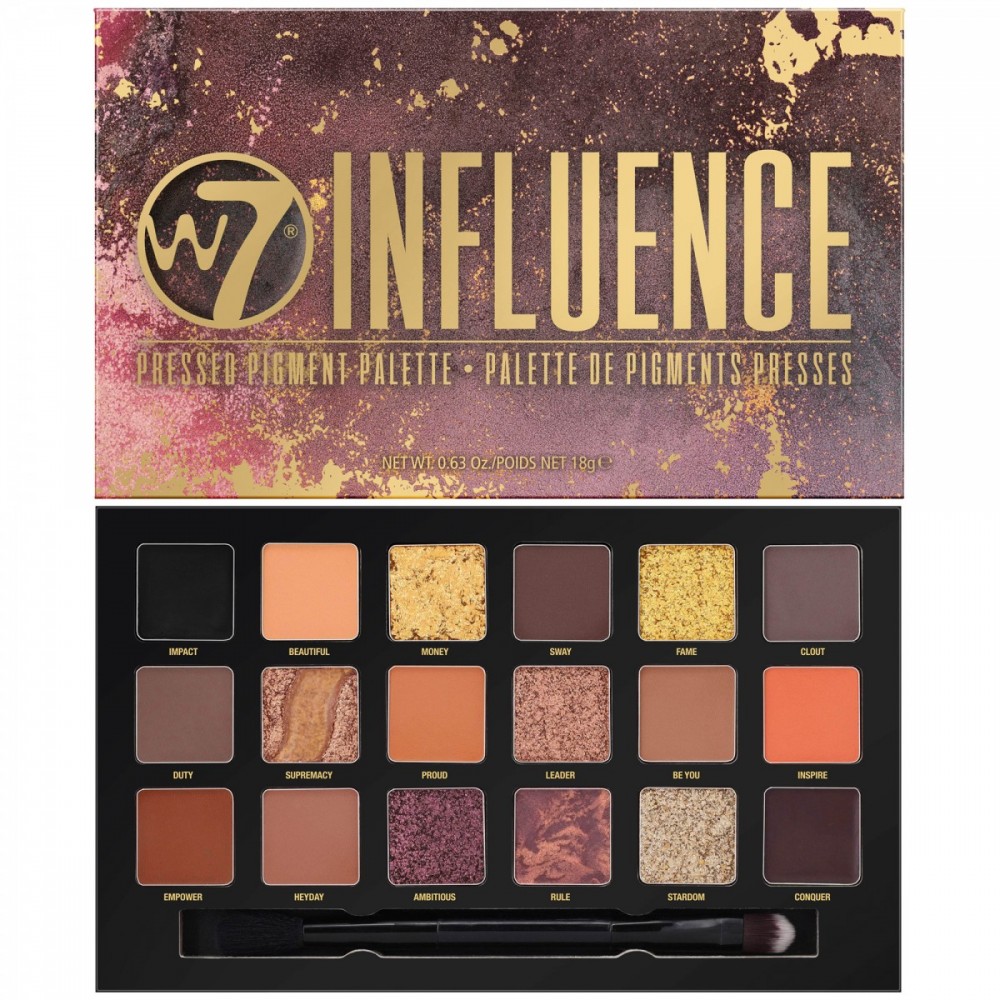 W7 Influence Pressed Pigment Palette (18gr)