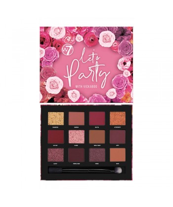 W7 Let's Party With Vickaboo Pressed Pigment Palette (9,6gr)