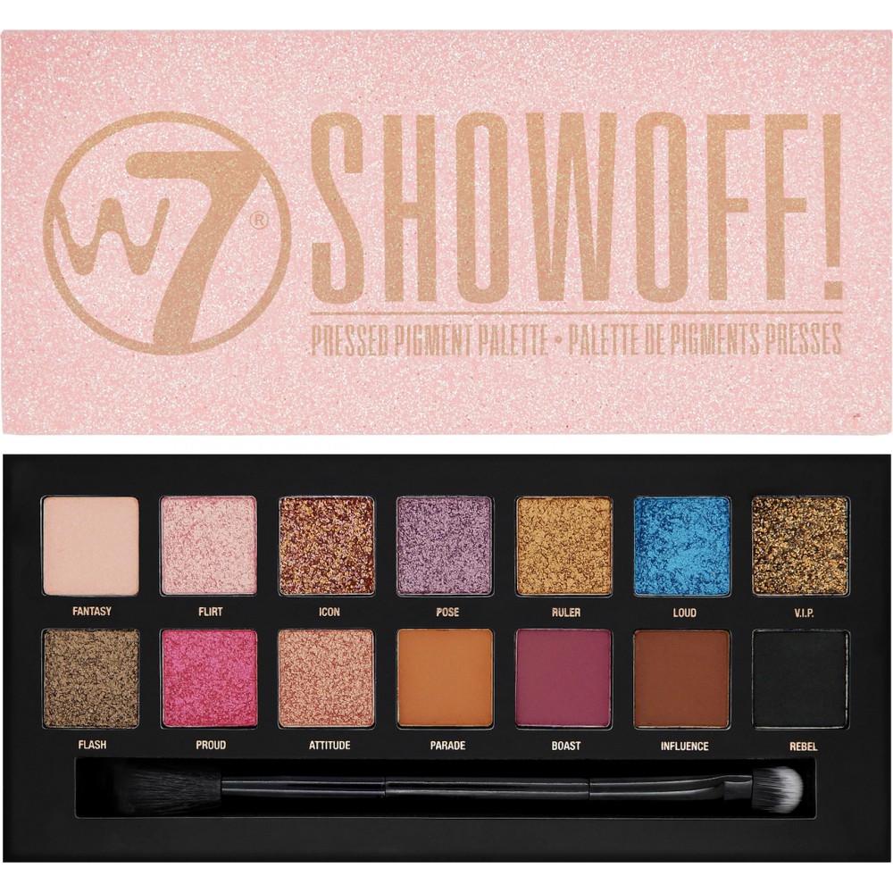 W7 Show Off Pressed Pigment Palette (10,5gr)