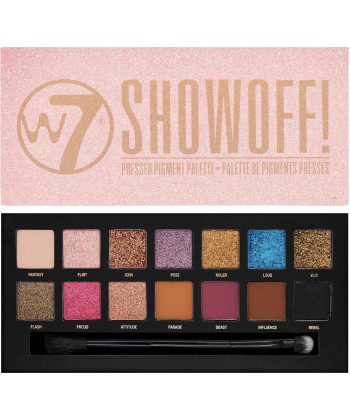 W7 Show Off Pressed Pigment Palette (10,5gr)