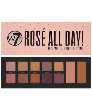 W7 Rose All Day Face & Eyeshadow Palette (14gr)