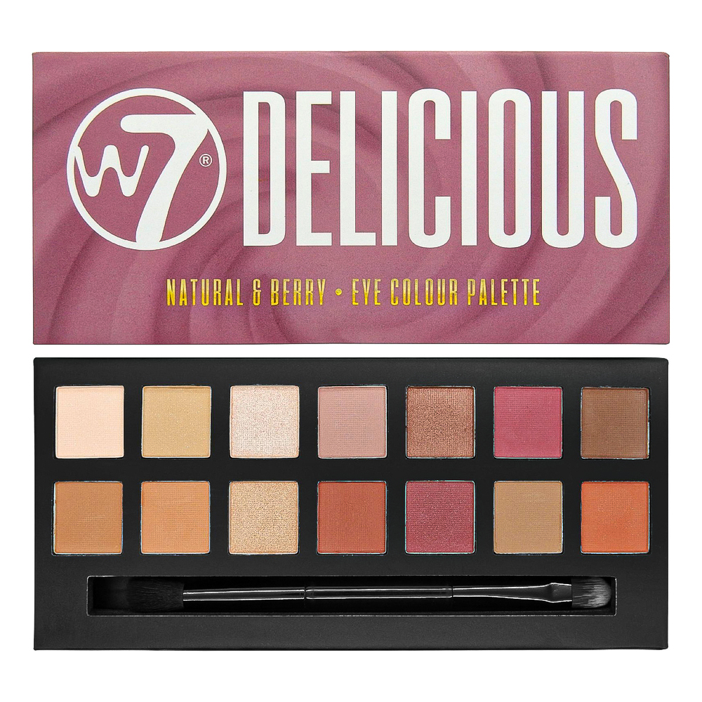 W7 Delicious Palette Natural & Berry Eye Colour Palette (11.2gr)