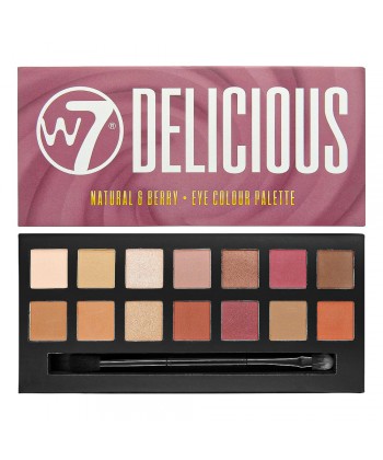 W7 Delicious Palette Natural & Berry Eye Colour Palette (11.2gr)