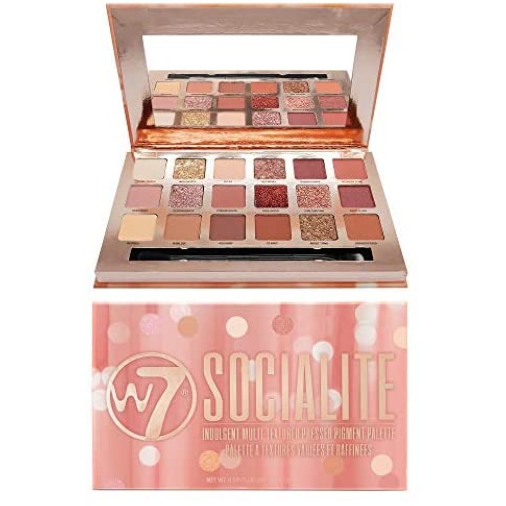 W7 Socialite Eyeshadow Palette (17gr)