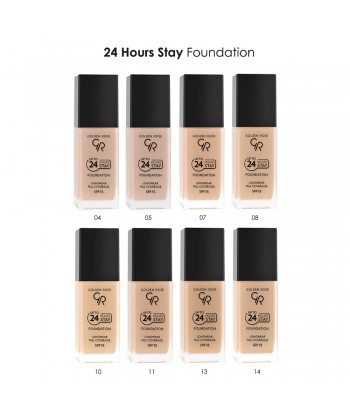 Golden Rose Up To 24 Hours Stay Foundation SPF15 No 04 (35ml) Golden Rose Up To 24 Hours Stay Foundation SPF15 No 04 (35ml)