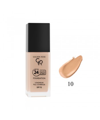 Golden Rose Up To 24 Hours Stay Foundation SPF15 No 10 (35ml)