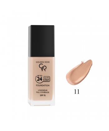 Golden Rose Up To 24 Hours Stay Foundation SPF15 No 11 (35ml)