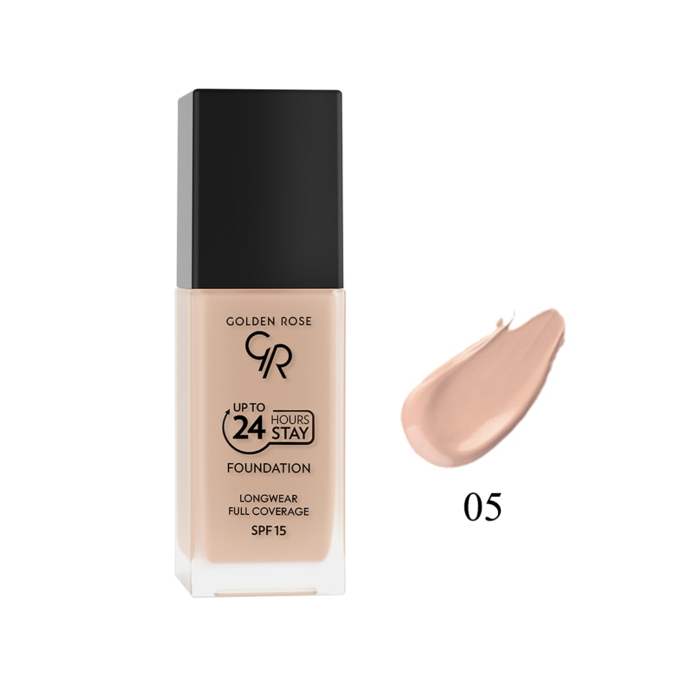 Golden Rose Up To 24 Hours Stay Foundation SPF15 No 05 (35ml)