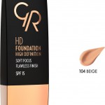 Golden Rose HD Foundation Flawless Finish Spf15 104 Beige (30ml)