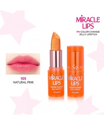 Miracle Lips Color Change Jelly Lipstick 103 "Natural Pink" (3,70gr) Miracle Lips Color Change Jelly Lipstick 103 "Natural Pink" (3,70gr)
