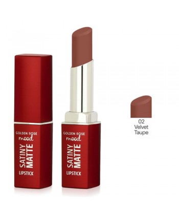 Mood Satiny Matte Lipstick GR 02 VELVET TAUPE (3,50 gr)