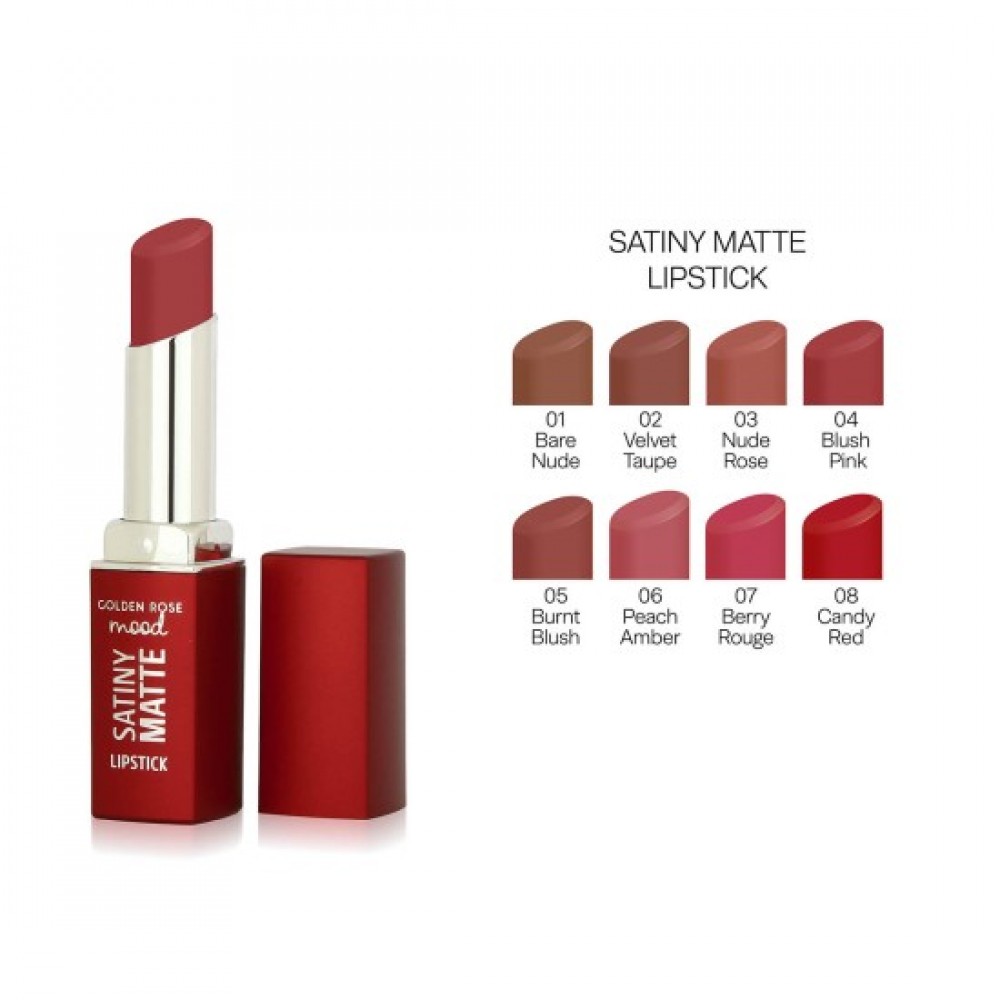 Mood Satiny Matte Lipstick GR 02 VELVET TAUPE (3,50 gr) Mood Satiny Matte Lipstick GR 02 VELVET TAUPE (3,50 gr)