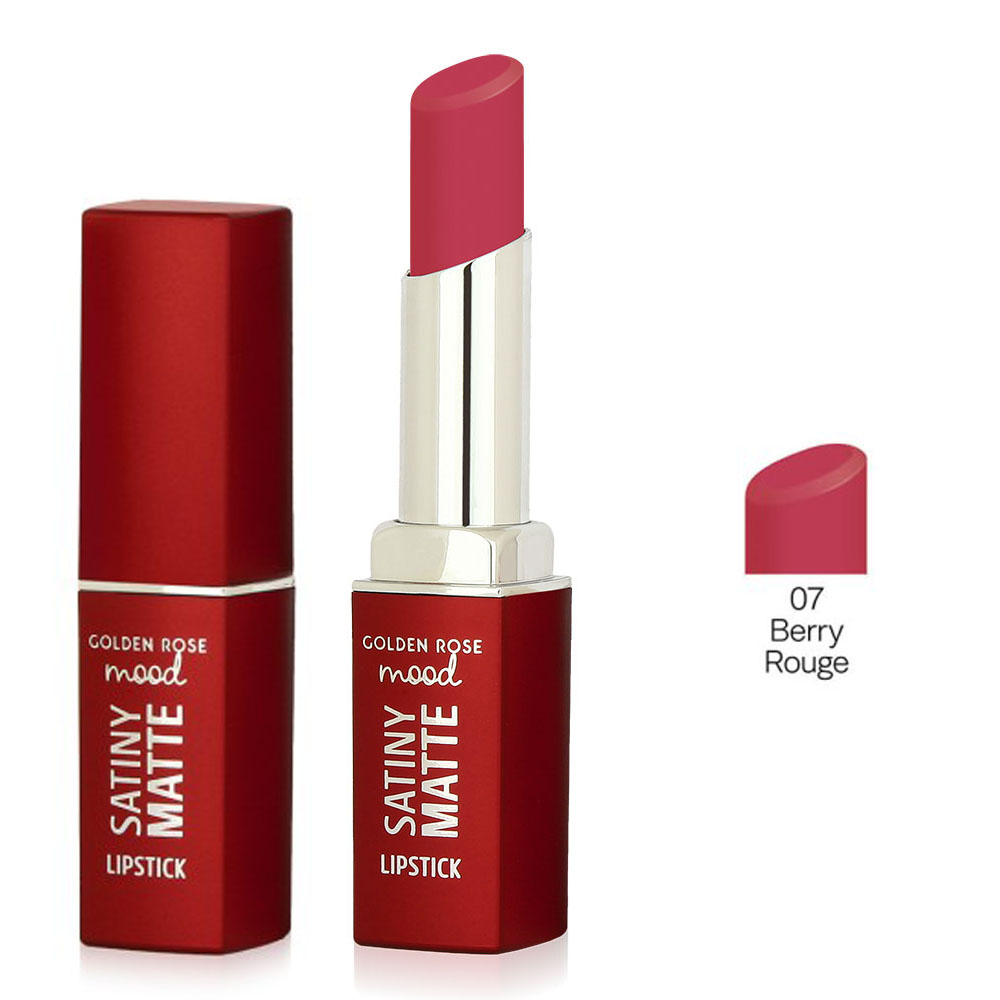 Mood Satiny Matte Lipstick GR 07 BERRY ROUGE (3,50 gr)