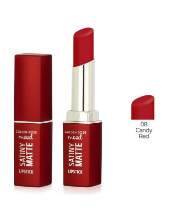Mood Satiny Matte Lipstick GR 08 CANDY RED (3,50 gr)