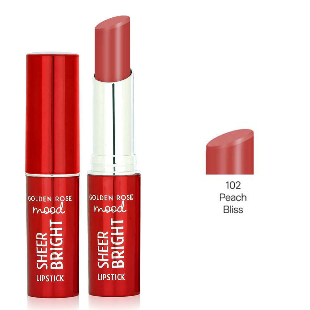Mood Sheer Bright Lipsick GR 102 PEACH BLISS (3,30 gr)