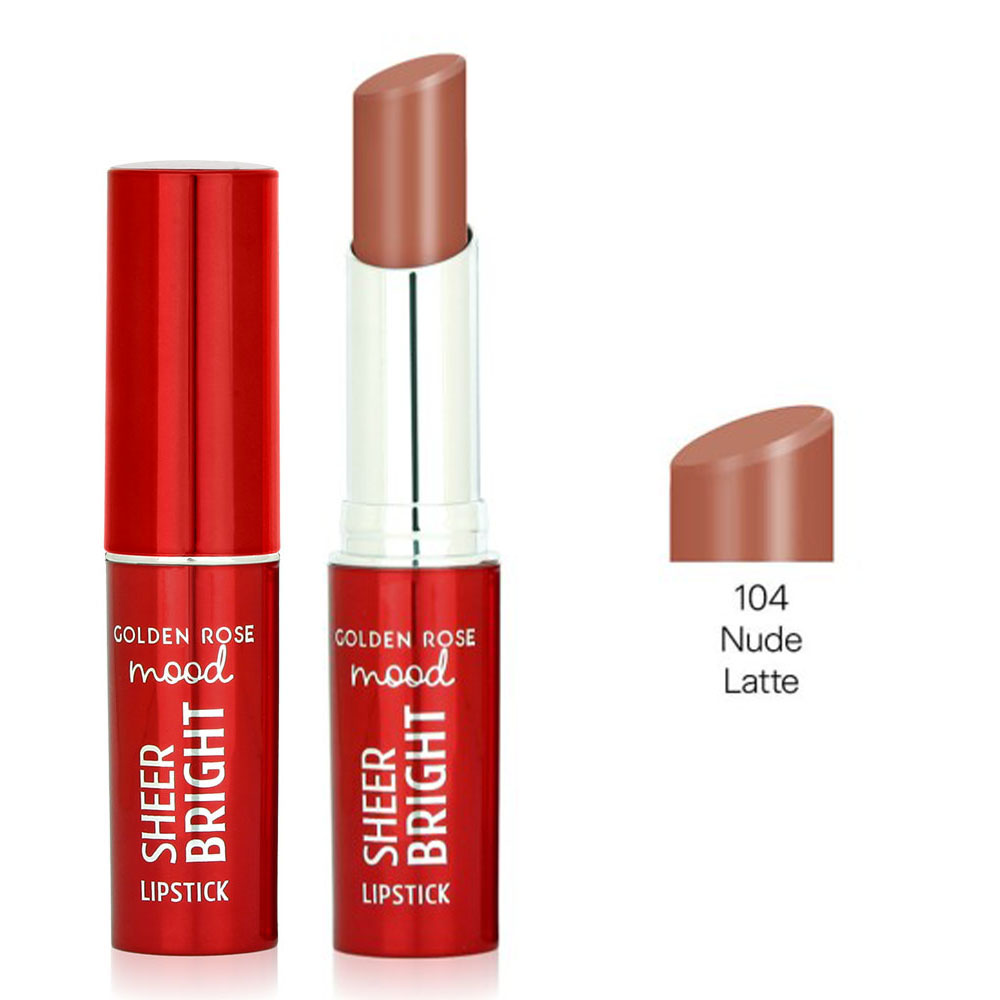 Mood Sheer Bright Lipsick GR 104 NUDE LATTE (3,30 gr)
