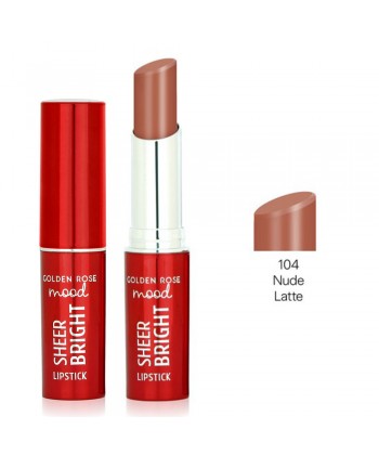 Mood Sheer Bright Lipsick GR 104 NUDE LATTE (3,30 gr)