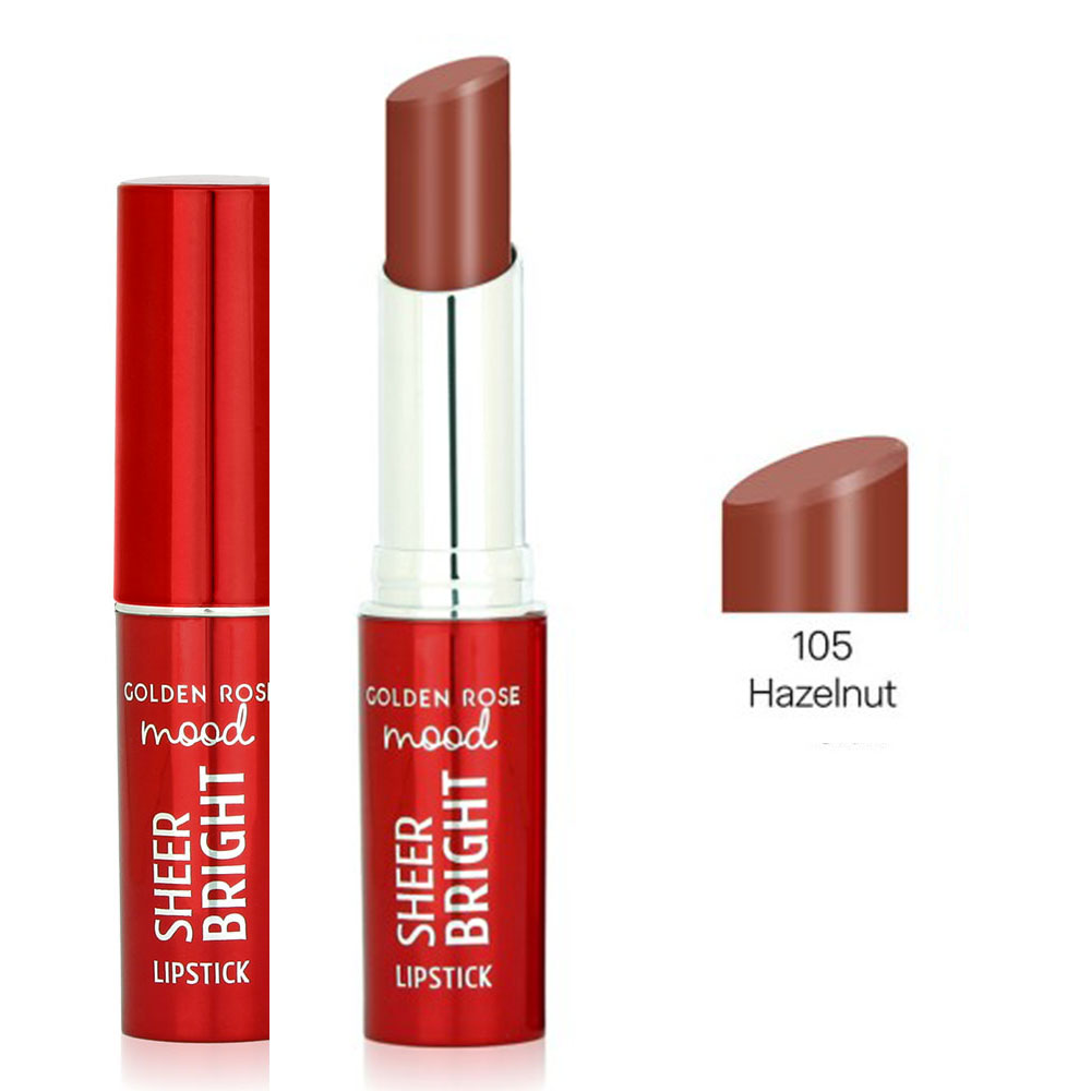 Mood Sheer Bright Lipsick GR 105 HAZELNUT (3,30 gr) Mood Sheer Bright Lipsick GR 105 HAZELNUT (3,30 gr)