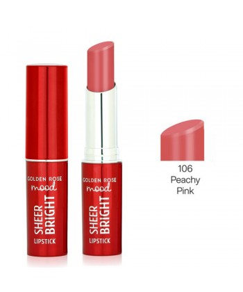 Mood Sheer Bright Lipsick GR 106 PEACHY PINK (3,30 gr)