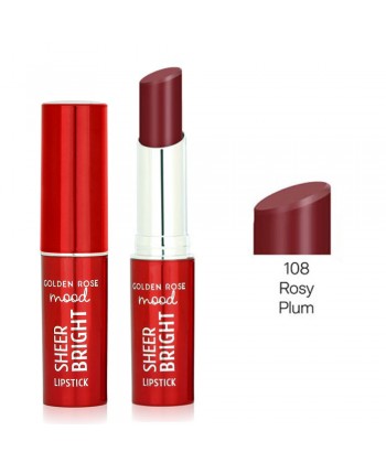 Mood Sheer Bright Lipsick GR 108 ROSY PLUM (3,30 gr)