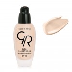 Golden Rose Satin Smoothing Fluid Foundation 24 SPF15 (34ml)