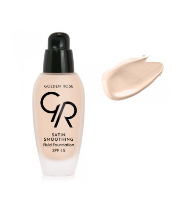 Golden Rose Satin Smoothing Fluid Foundation 24 SPF15 (34ml)