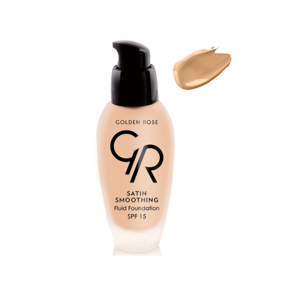 Golden Rose Satin Smoothing Fluid Foundation 34 SPF15 (34ml)