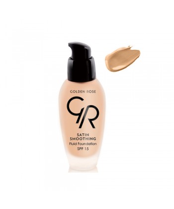 Golden Rose Satin Smoothing Fluid Foundation 34 SPF15 (34ml) Golden Rose Satin Smoothing Fluid Foundation 34 SPF15 (34ml)