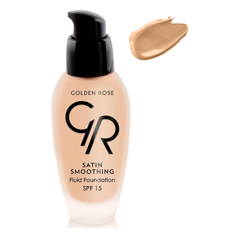 Golden Rose Satin Smoothing Fluid Foundation 34 SPF15 (34ml)