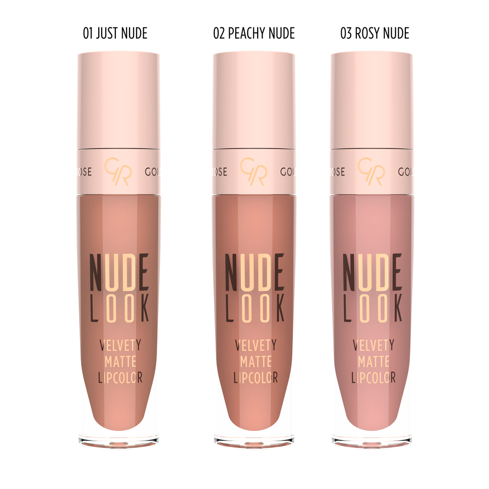 Golden Rose Nude Look Velvety Matte Lipcolor 01 Just Nude (5.5gr)