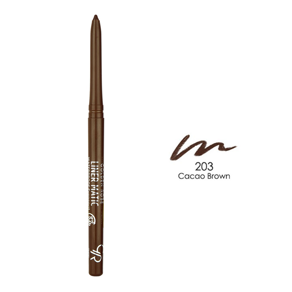 LINER MATIC WATERPROOF EYEPENCIL GR 203 CACAO BROWN (0,35gr)