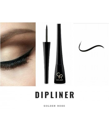 Golden Rose Dipliner Liquid Eyeliner Black (5gr)