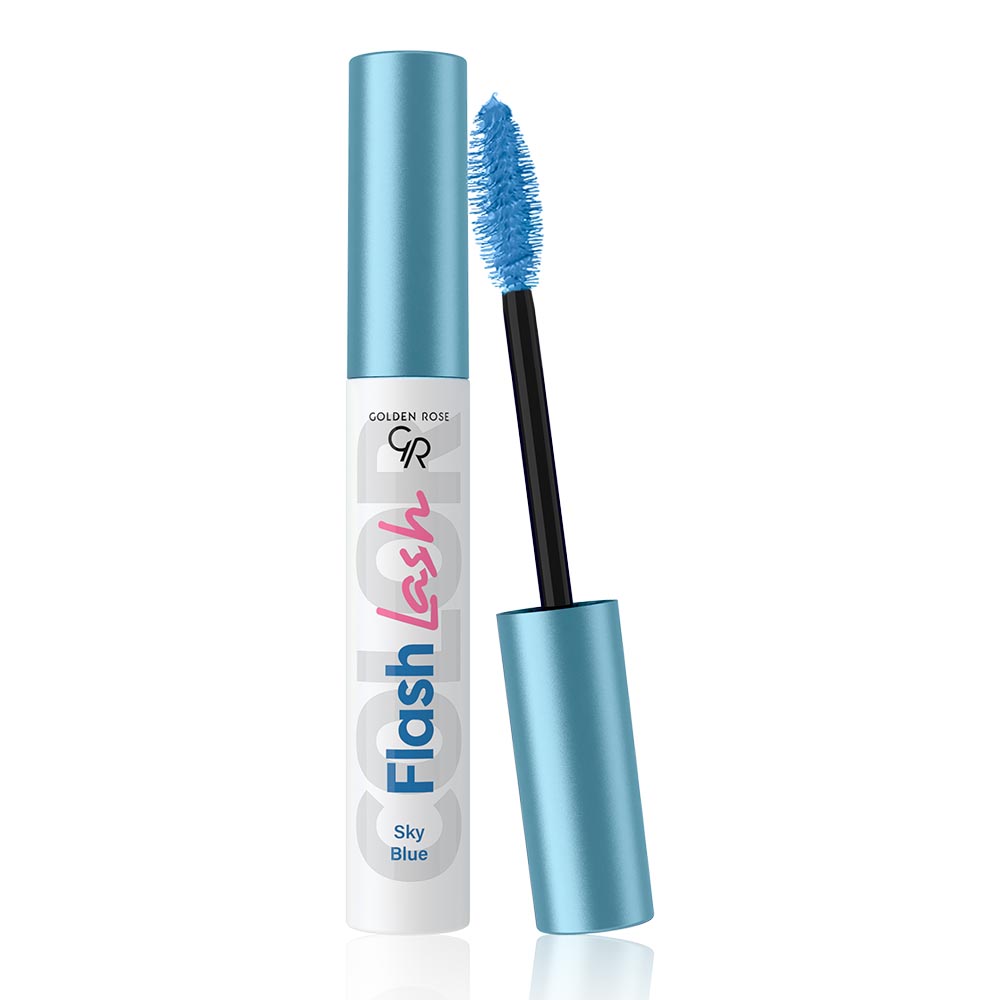 Golden Rose Flash Lash Colored Mascara "03 Sky Blue" (9ml)