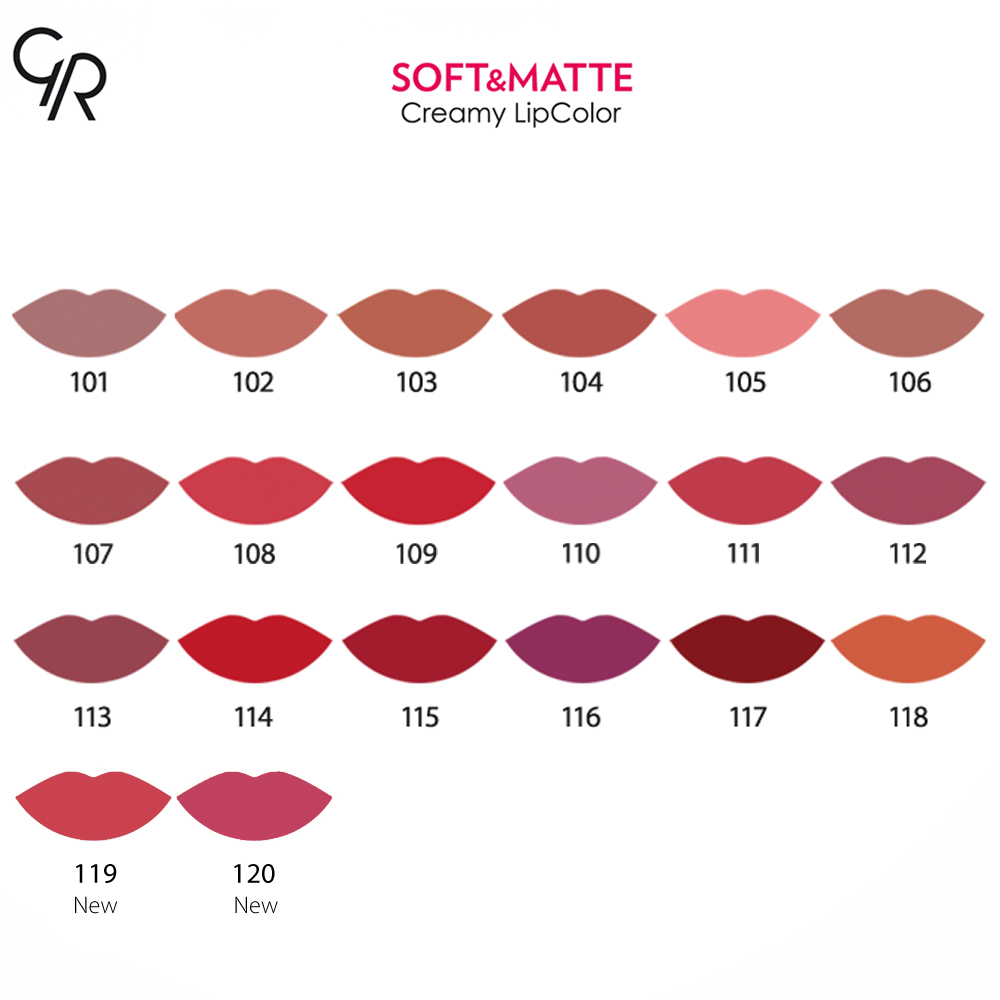 Golden Rose Soft & Matte Creamy LipColor 106 (5.5gr)