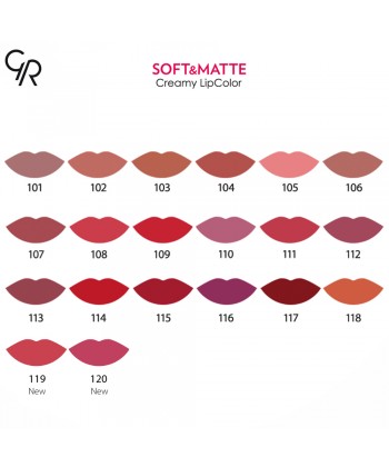 Golden Rose Soft & Matte Creamy LipColor 101 (5.5gr)