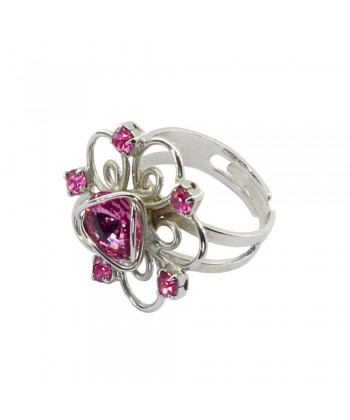 Malu Βijoux - Δαχτυλίδι Από Τιτάνιο Με Πέτρες Swarovski "Beatrix" (Rose)  Malu Βijoux - Δαχτυλίδι Από Τιτάνιο Με Πέτρες Swarovski "Beatrix" (Rose)