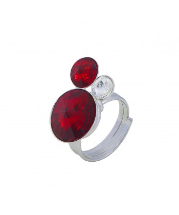 Malu Βijoux - Δαχτυλίδι από Τιτάνιο με Πέτρες Swarovski "Giunco" (Scarlet) Malu Βijoux - Δαχτυλίδι από Τιτάνιο με Πέτρες Swarovski "Giunco" (Scarlet)