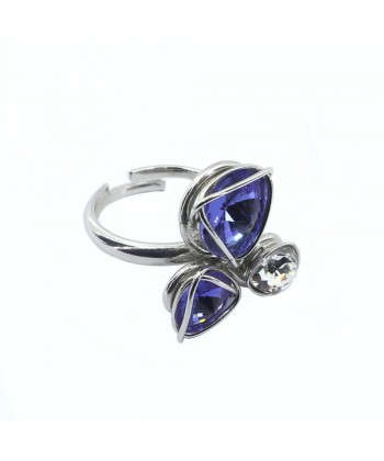 Malu Βijoux - Δαχτυλίδι από Τιτάνιο με Πέτρες Swarovski (Sapphire) No: One size Malu Βijoux - Δαχτυλίδι από Τιτάνιο με Πέτρες Swarovski (Sapphire) No: One size