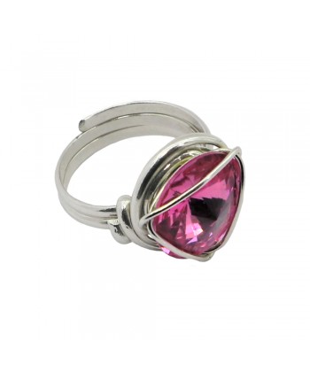 Malu Βijoux - Δαχτυλίδι από Τιτάνιο με Πέτρα Swarovski (Rose) No: One size Malu Βijoux - Δαχτυλίδι από Τιτάνιο με Πέτρα Swarovski (Rose) No: One size