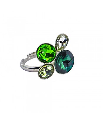 Malu Βijoux - Δαχτυλίδι Από Τιτάνιο Με Πέτρες Swarovski (Emerald) No: One size Malu Βijoux - Δαχτυλίδι Από Τιτάνιο Με Πέτρες Swarovski (Emerald) No: One size
