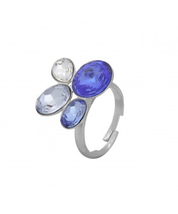 Malu Βijoux - Antinea Δαχτυλίδι από Τιτάνιο με Πέτρες Swarovski (Sapphire) No: One size Malu Βijoux - Antinea Δαχτυλίδι από Τιτάνιο με Πέτρες Swarovski (Sapphire) No: One size