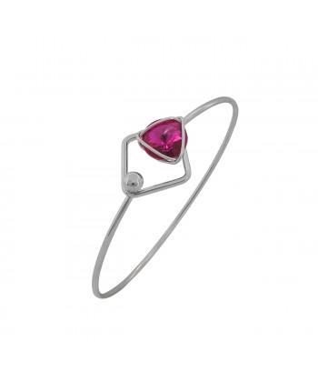 Malu Βijoux - Χειροπέδα από Τιτάνιο με Πέτρα Swarovski (Fuchsia) Malu Βijoux - Χειροπέδα από Τιτάνιο με Πέτρα Swarovski (Fuchsia)