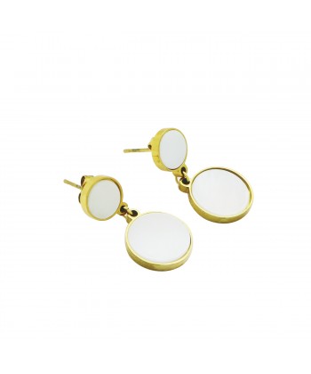 Γυναικεία Σκουλαρίκια από Ατσάλι σε Χρυσό χρώμα 