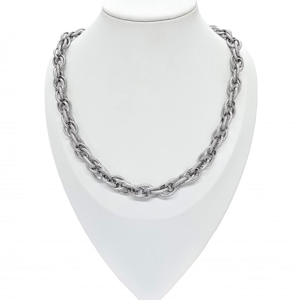 Κολιέ Αλυσίδα από Ατσάλι 42cm