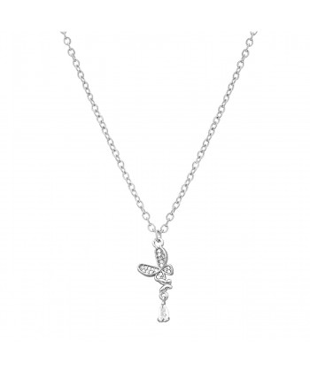 Γυναικείο Κολιέ από Ατσάλι με Ζιρκόν πέτρες Γυναικείο Κολιέ από Ατσάλι με Ζιρκόν πέτρες