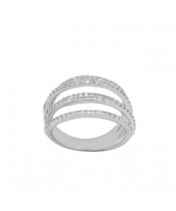 Δαχτυλίδι από ατσάλι σε Ασημί Χρώμα με Πέτρες Ζιργκόν Νο:18 Δαχτυλίδι από ατσάλι σε Ασημί Χρώμα με Πέτρες Ζιργκόν Νο:18