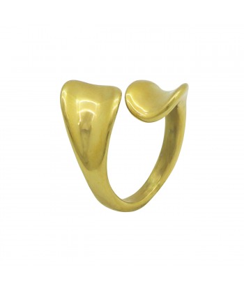 Δαχτυλίδι από ατσάλι σε Χρυσό Χρώμα Νο:18 Δαχτυλίδι από ατσάλι σε Χρυσό Χρώμα Νο:18